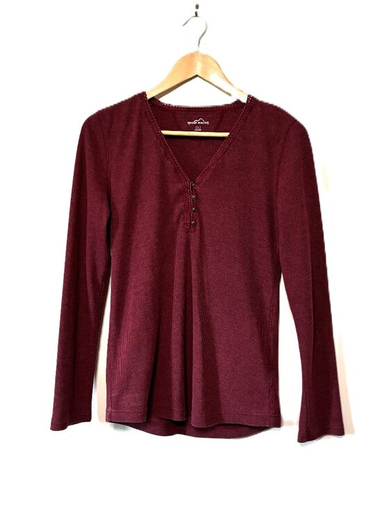 Eddie Bauer Tops - Eddie Bauer Henley Shirt, Size M